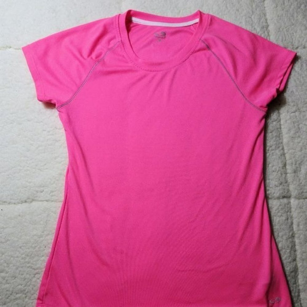 Women's Champion Pink Athletic Shirt Size Medium